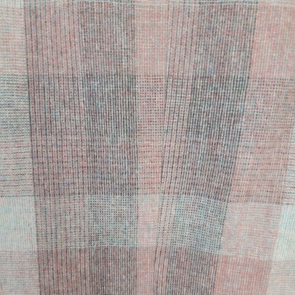 Vintage Adolph Schuman for Lilli Ann Plaid Blazer Womens Size S Suede Collar - Picture 13 of 13